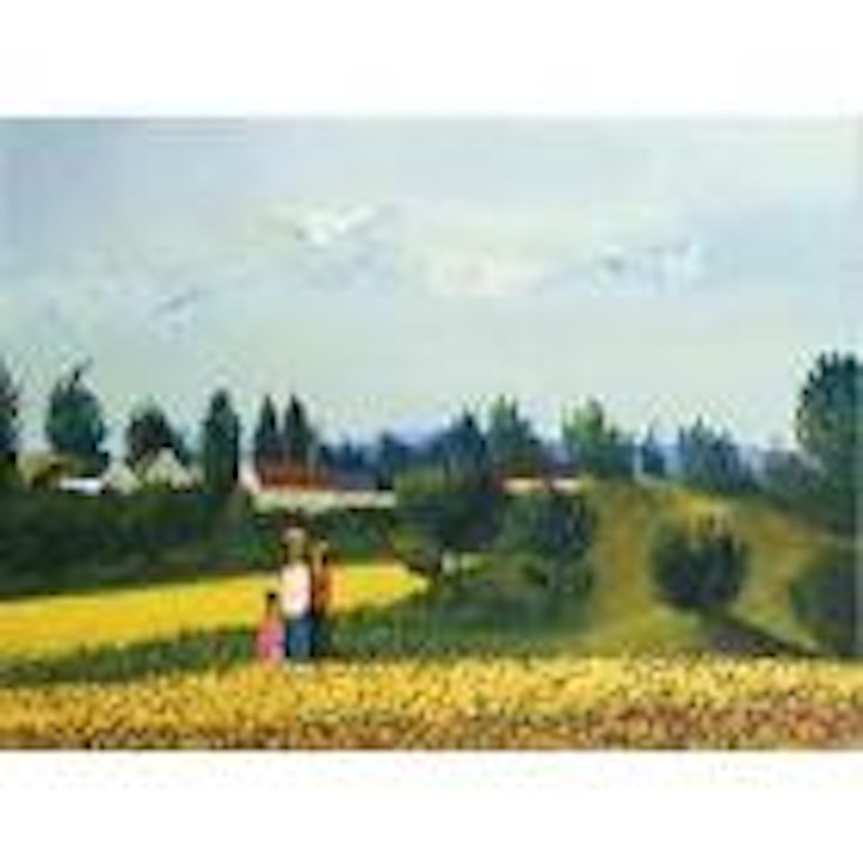 Landscape with trees by Daniel O'Neill