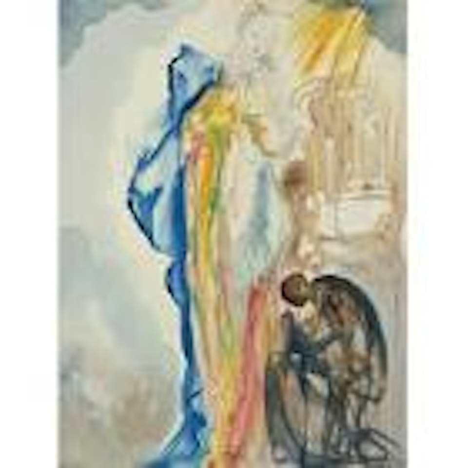 Vierge en gloire by Salvador Dali