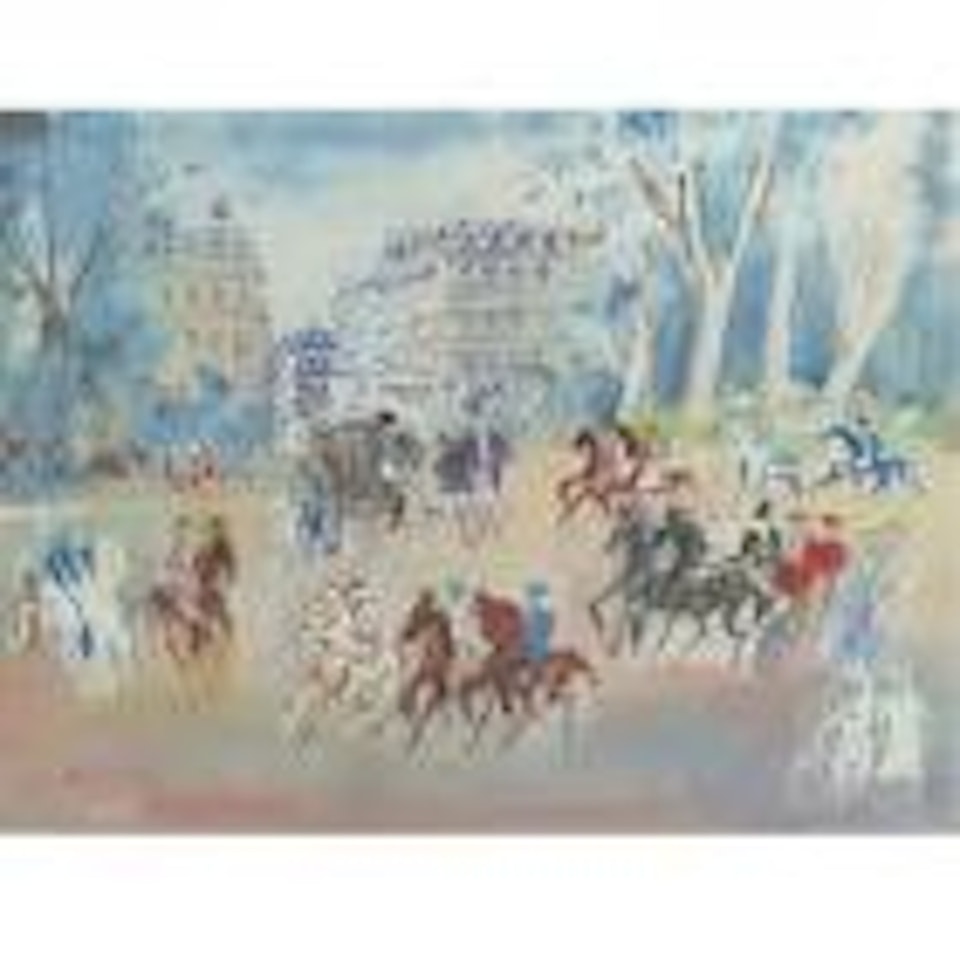 Bois de Boulogne, Paris by Jean Dufy