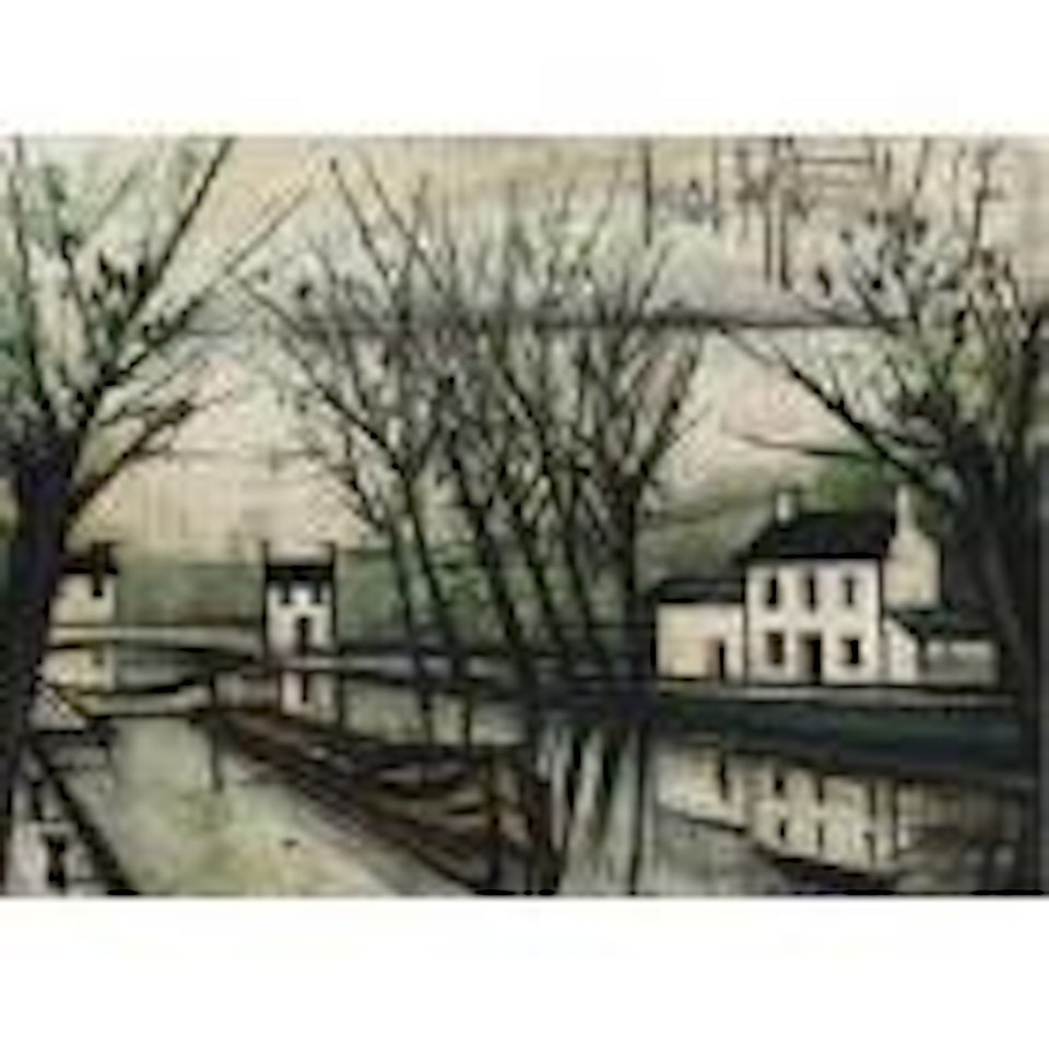 La Seine, environs de Villeneuve-Saint-Georges by Bernard Buffet