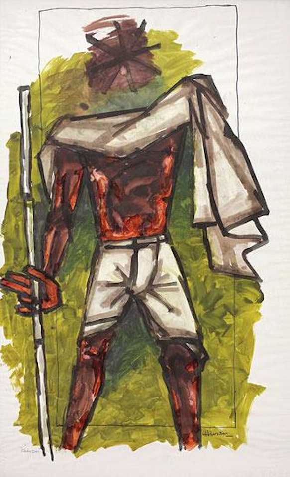 Gandhi by M.F. Husain