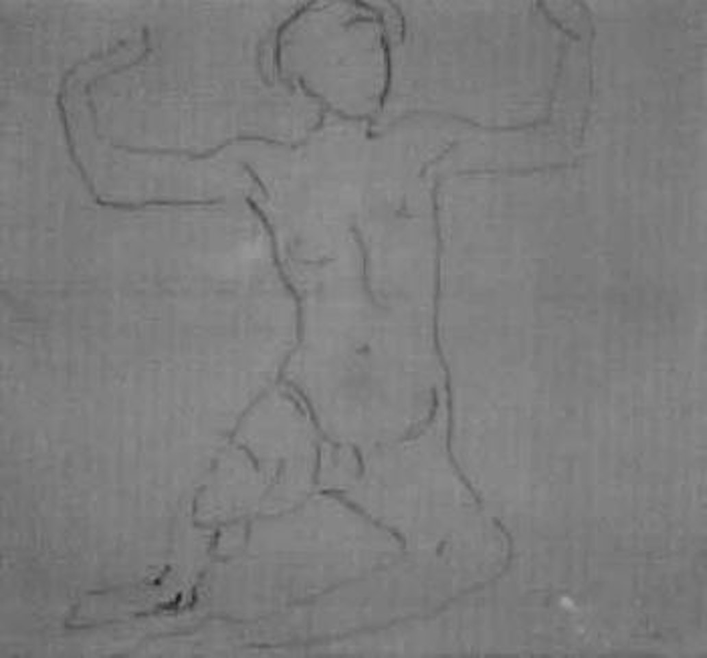 Le jour, figure centrale by Ferdinand Hodler