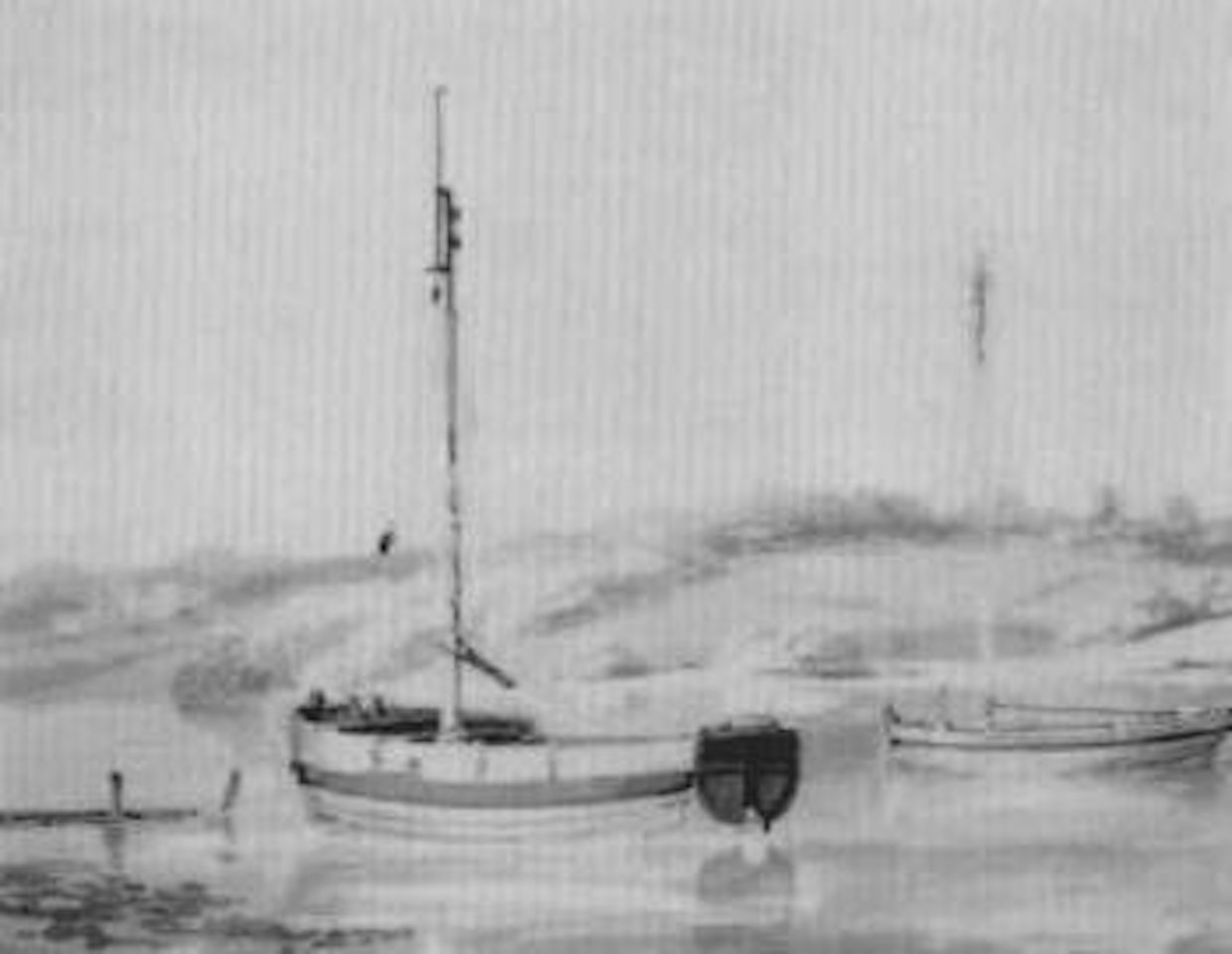 Barques au mouillage by Joseph Mallord William Turner