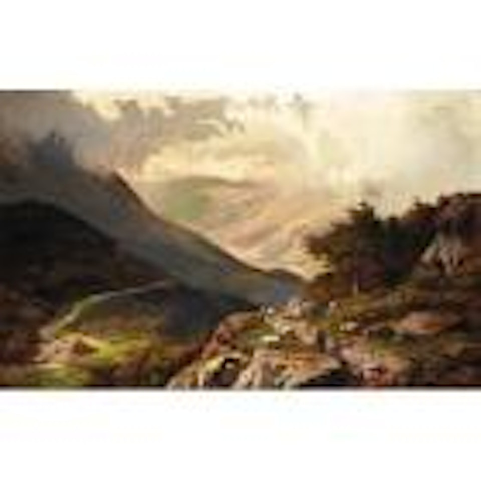 Welsh mountains by Sidney Richard Percy