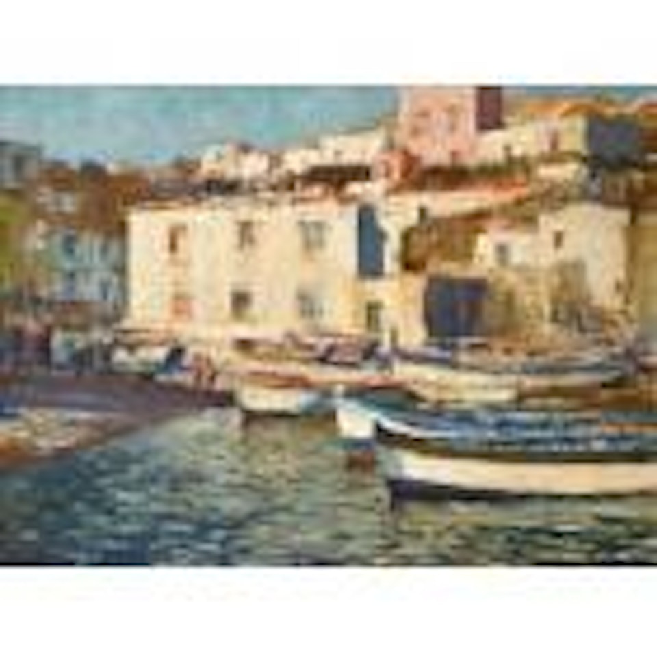 Fishing boats, Santa Maria by Edward Seago