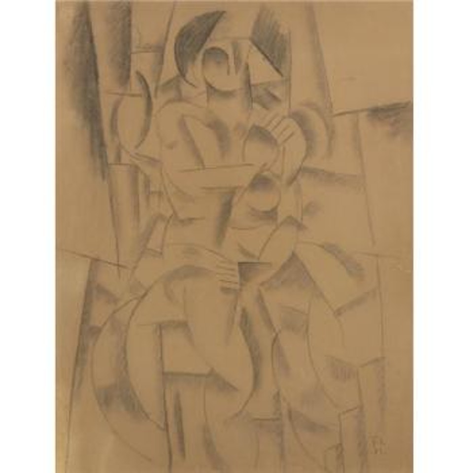 Femme nue assise by Fernand Leger