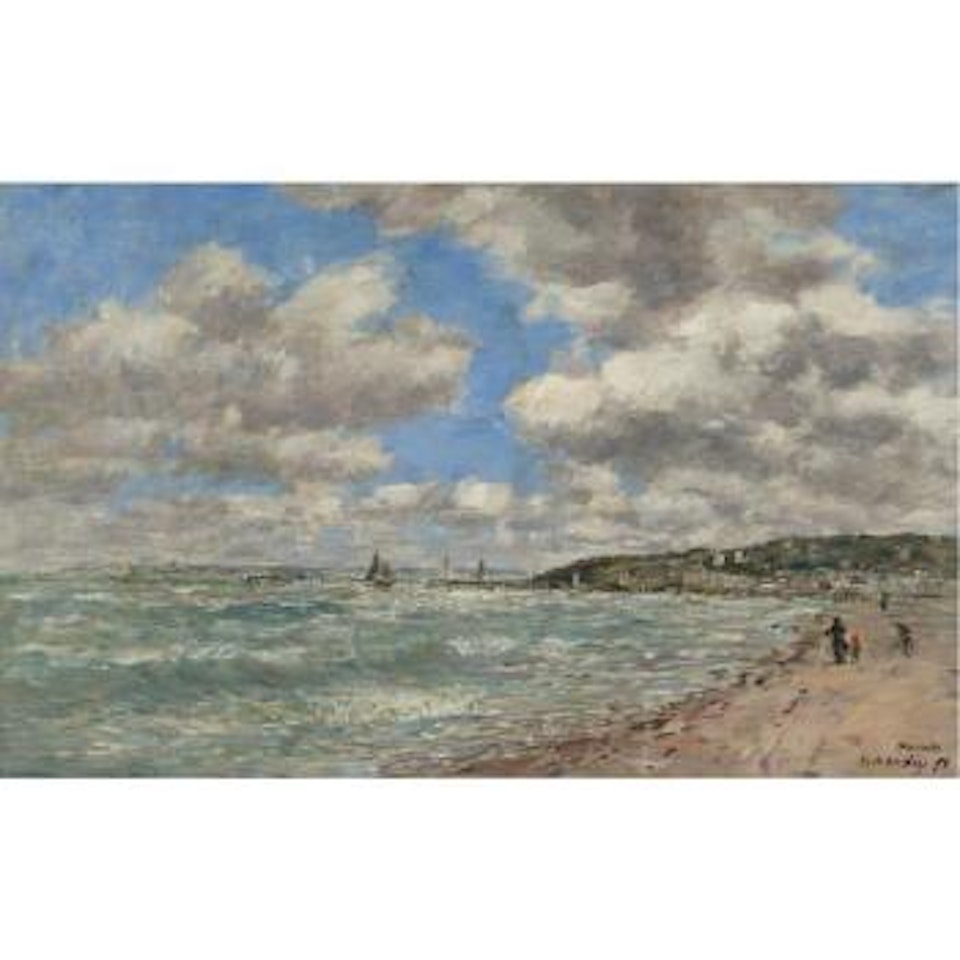 Rivage de Deauville by Eugène Boudin