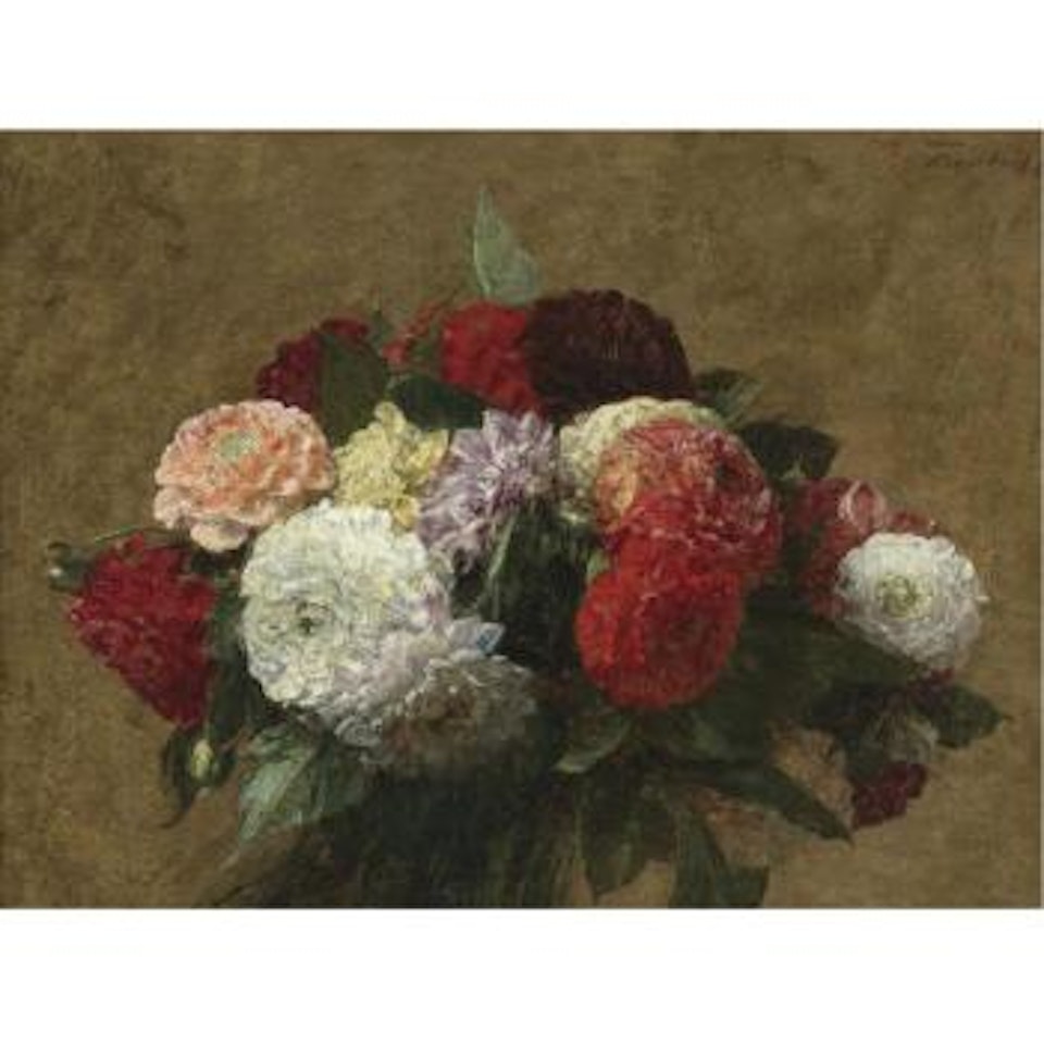 Dahlias by Henri Fantin-Latour