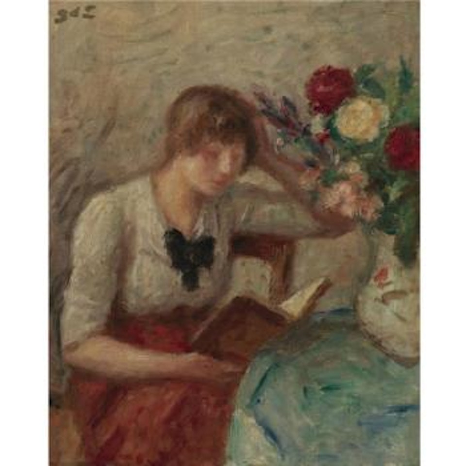 Jeune femme lisant by Georges d’Espagnat
