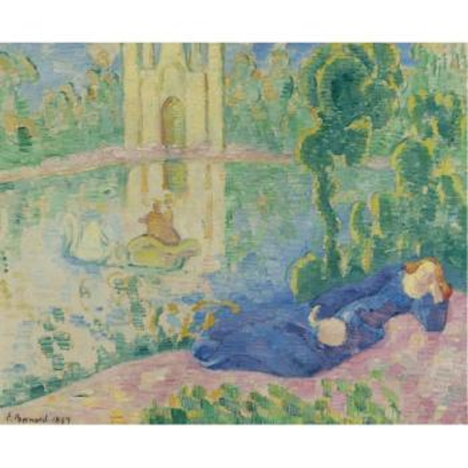 Lohengrin, lac aux cygnes by Emile Bernard