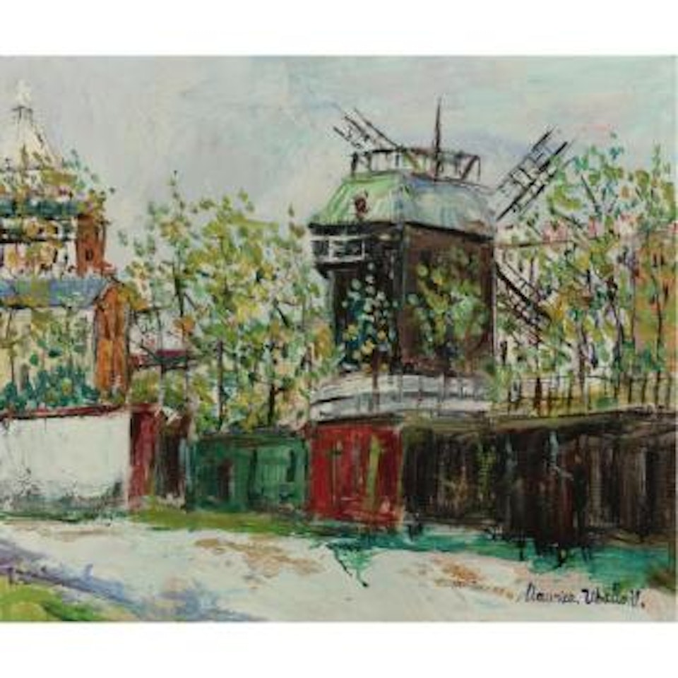Moulin de la Galette by Maurice Utrillo