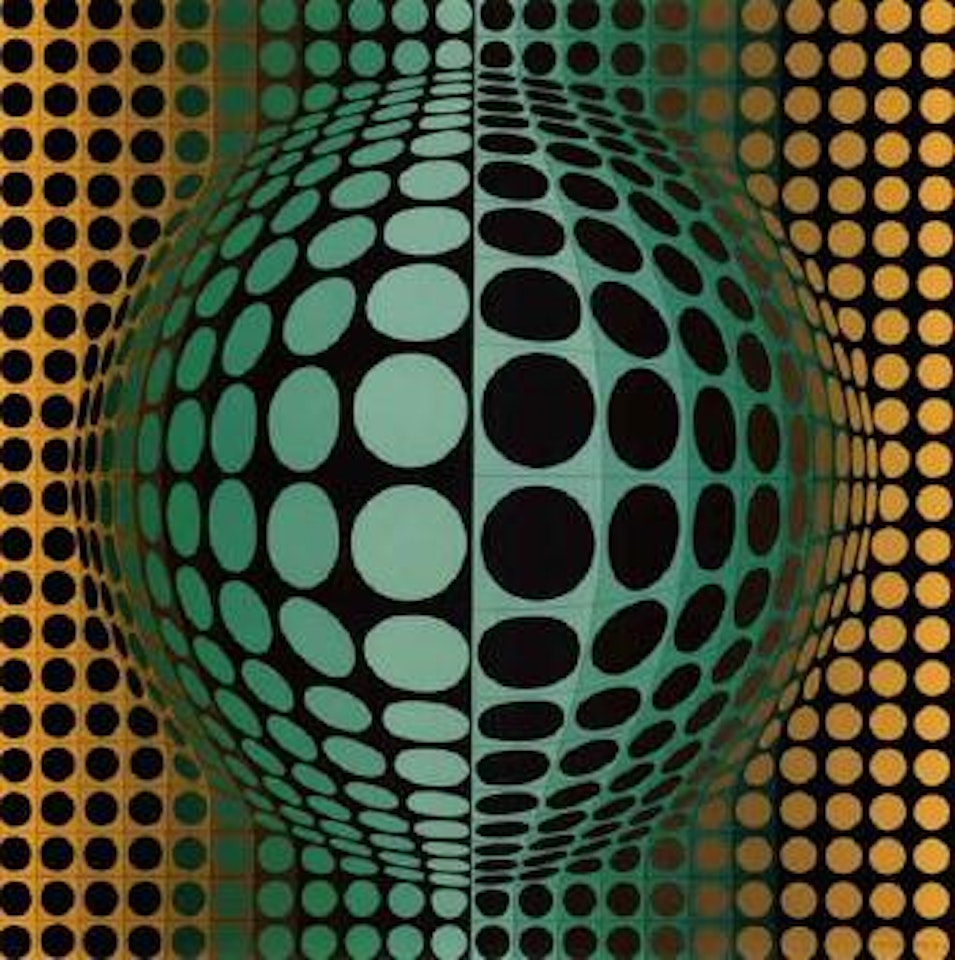 Felteke by Victor Vasarely
