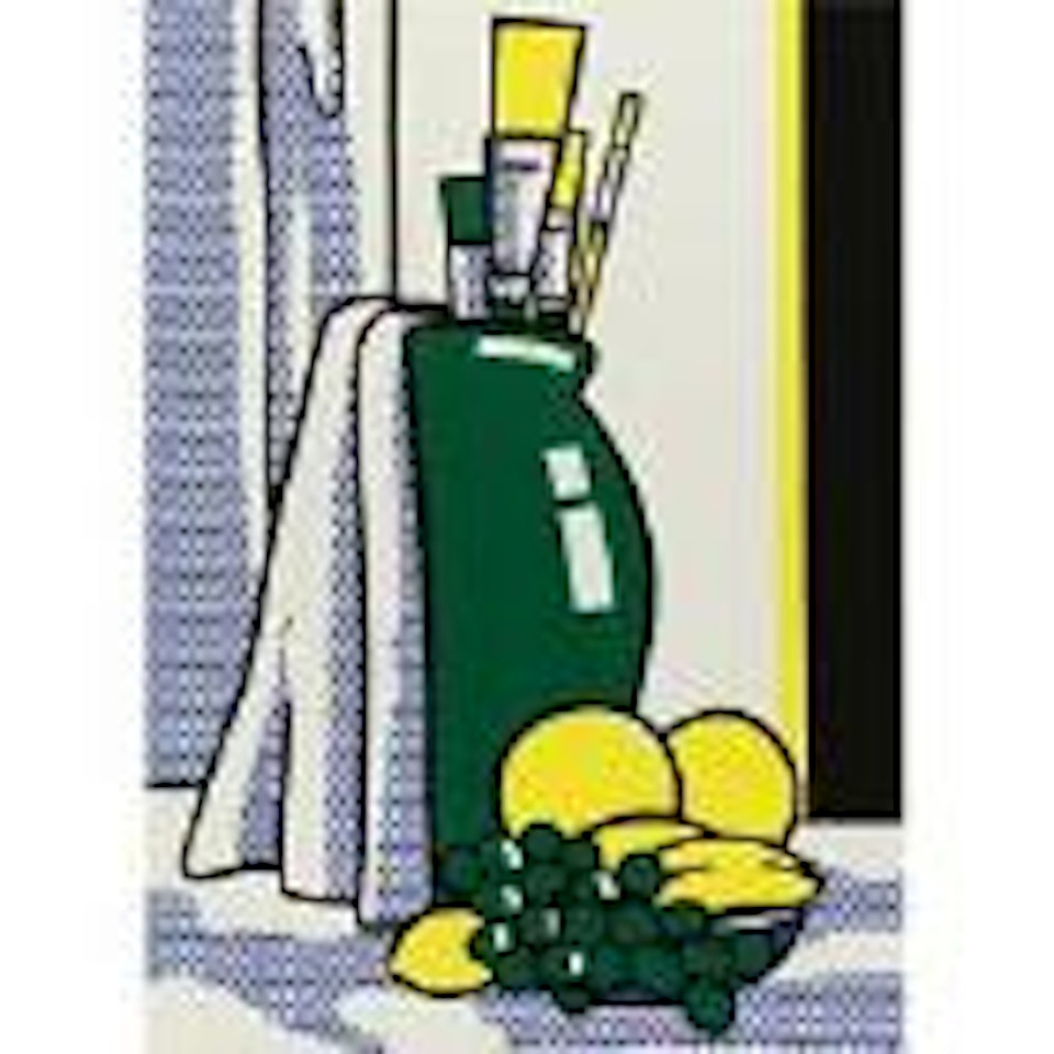 Still life with green vase by Roy Lichtenstein