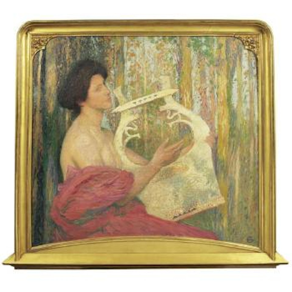 Muse a la lyre by Henri Jean Guillaume Martin