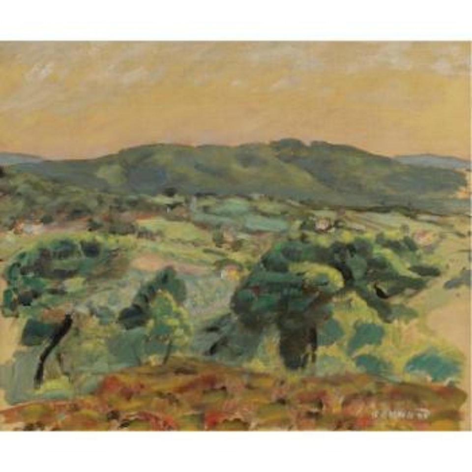 Paysage du soir by Pierre Bonnard