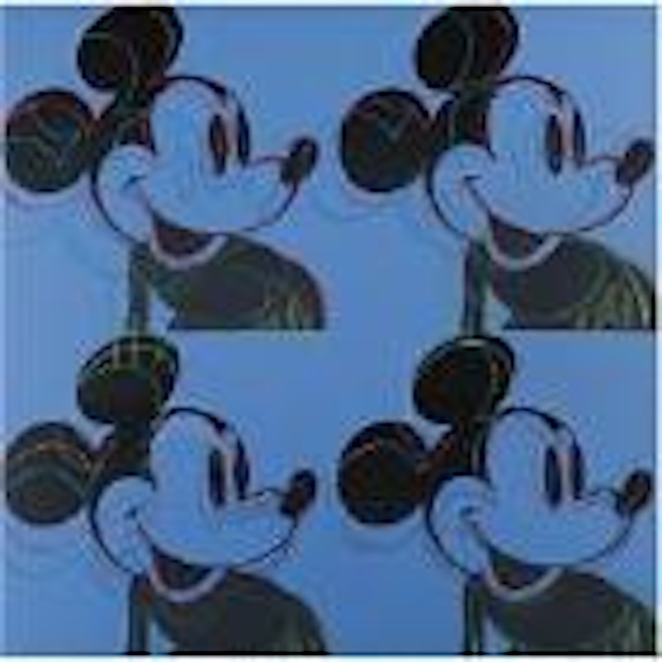 Myths, Mickey Mouse by Andy Warhol