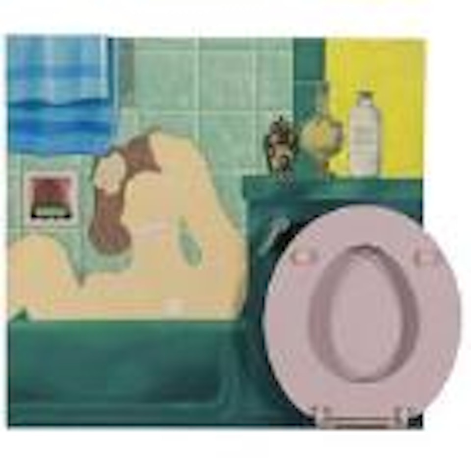 Bathtub collage V by Tom Wesselmann