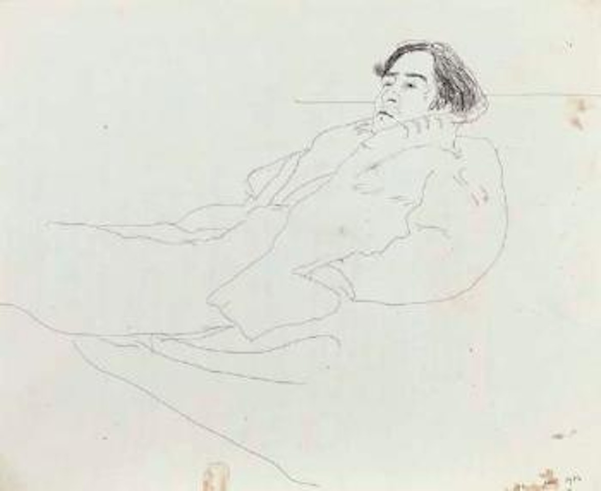 Ossie Clark by David Hockney