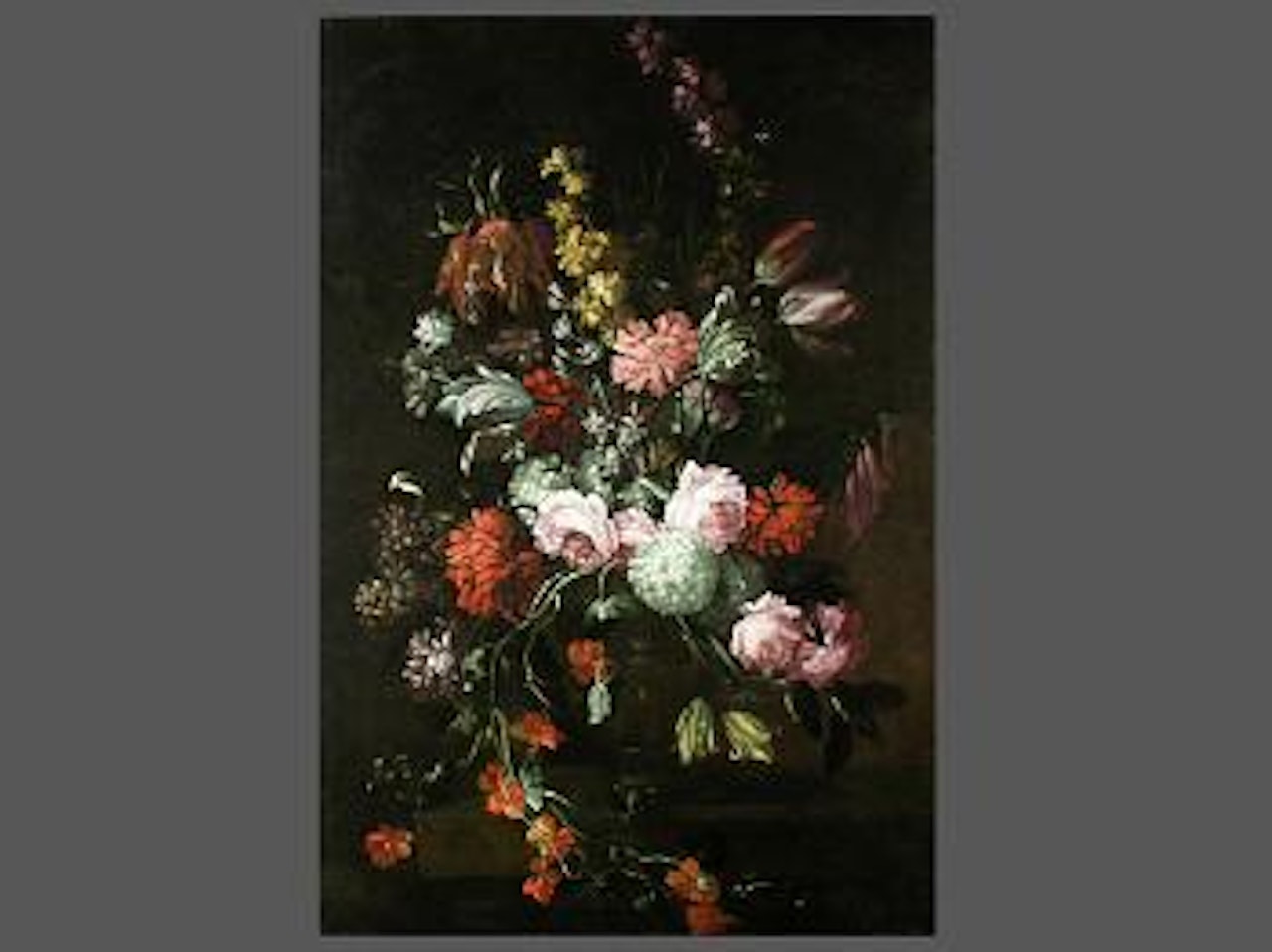 Flowers, fruit and insects by Abraham Brueghel