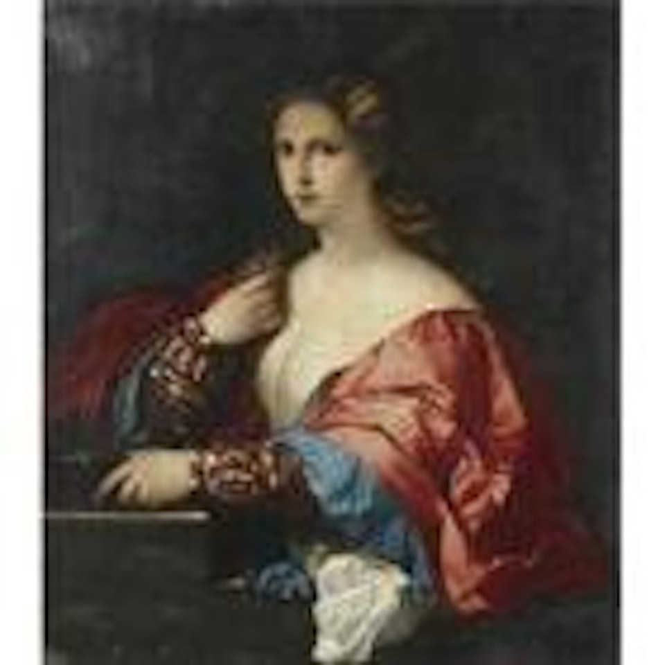 Portrait of a young woman, la bella by Jacopo Palma il Giovane