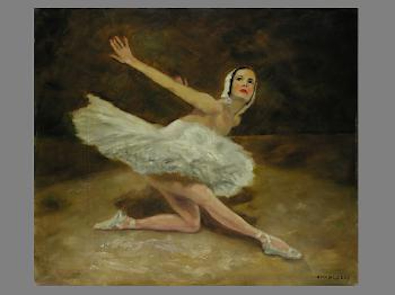 The dying swan by Otto Pippel