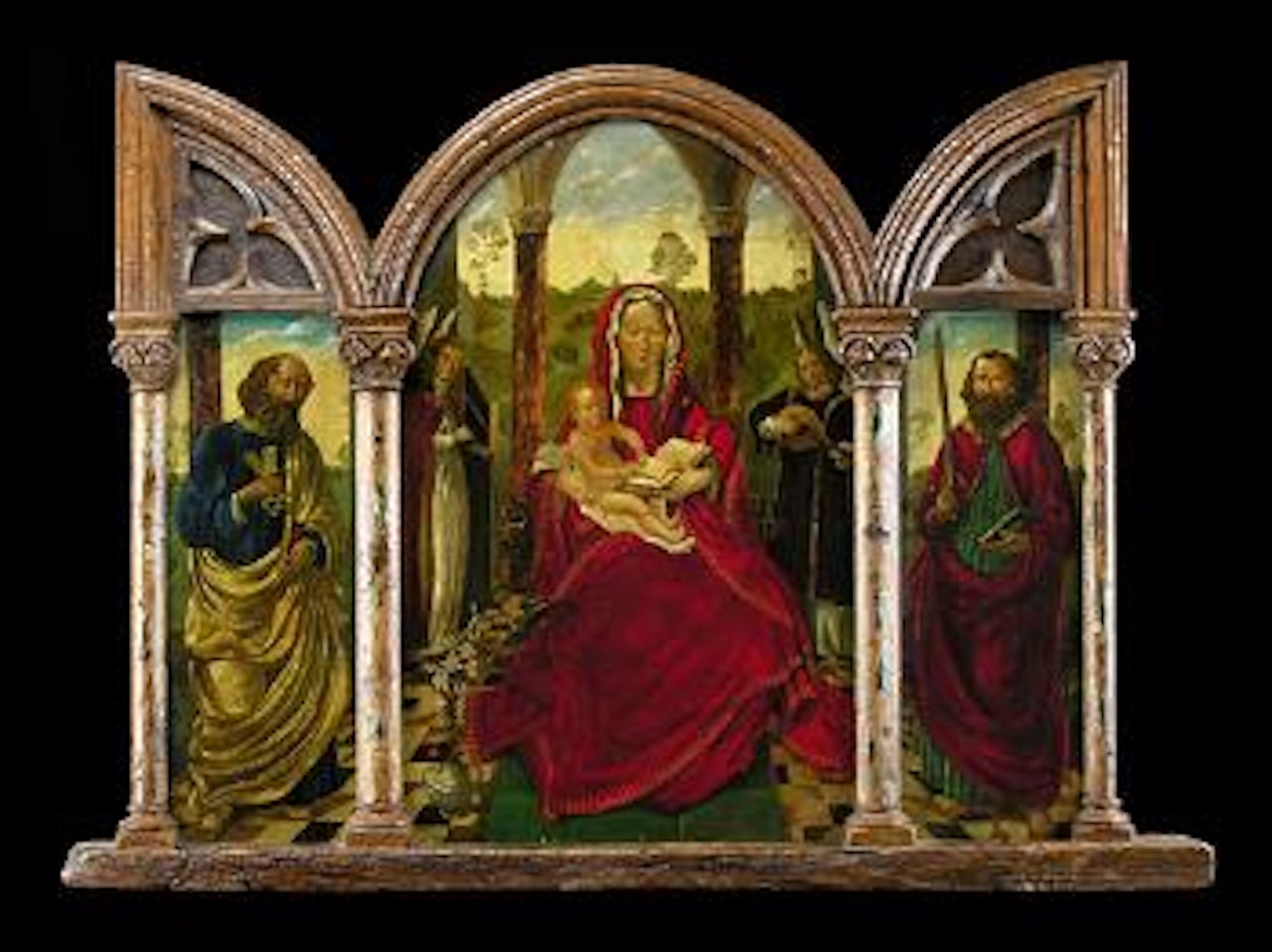 Religious scenes by German School