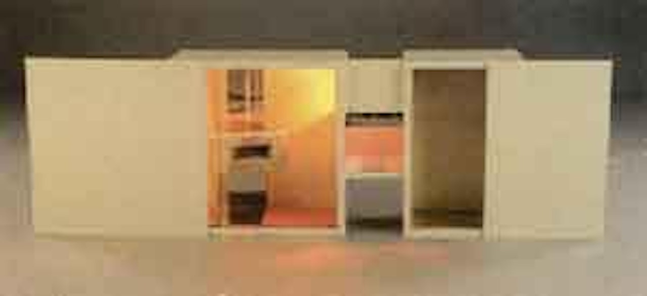 Construction electrified by Robert Rauschenberg