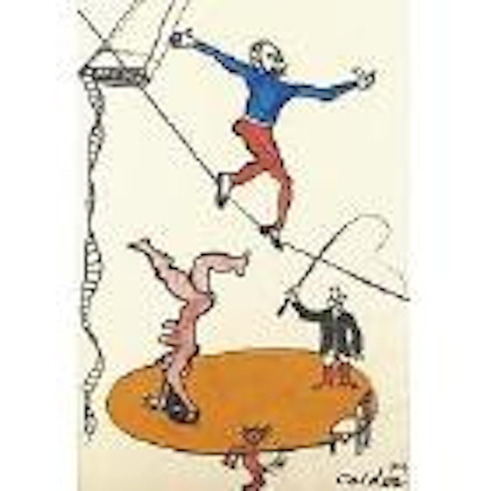 Circus artists by Alexander Calder