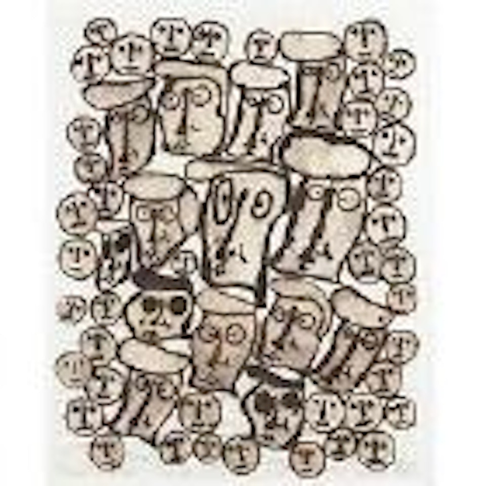 Crowd by Donald Baechler