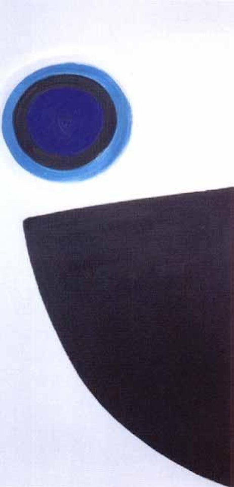 Blue lizard moon by Terry Frost