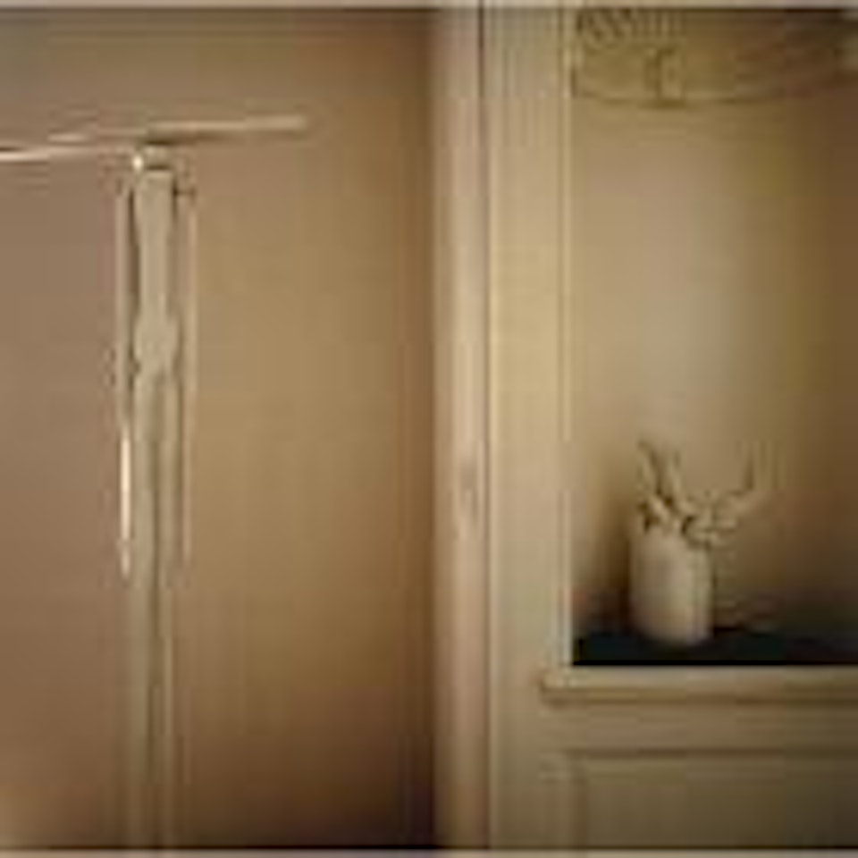 Wood, paint, plaster, fabric, glass by Louise Lawler