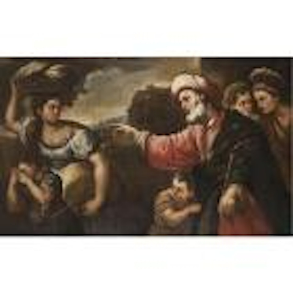 Abraham banishing Hagar and Ishmael by Circle of Luca Giordano