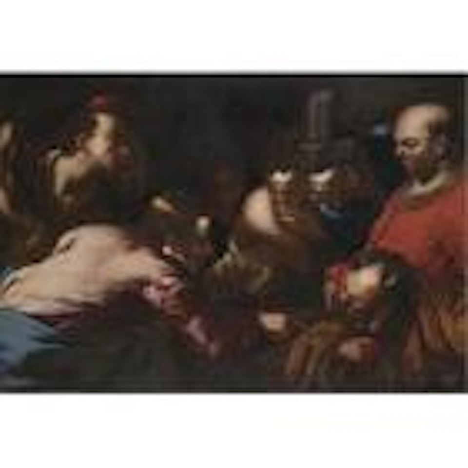 Christ and the woman taken in adultery by Venetian School