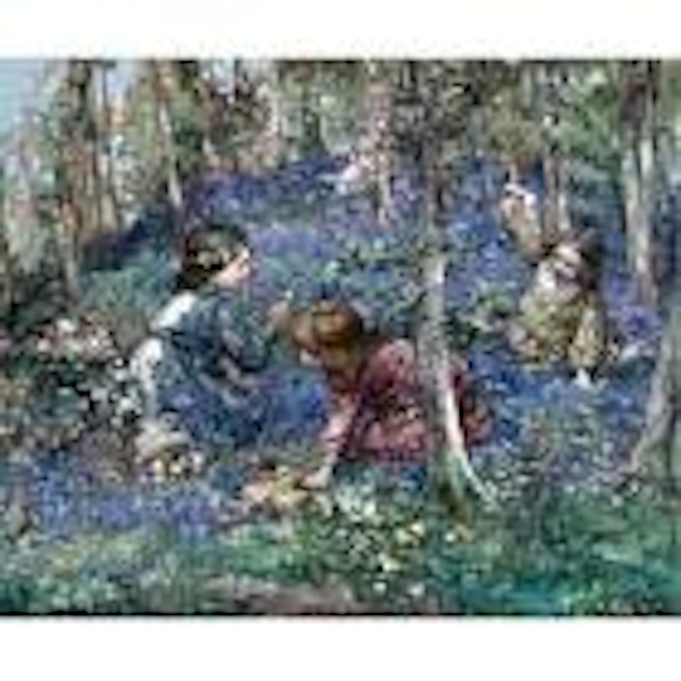 Bluebell wood by Edward Atkinson Hornel