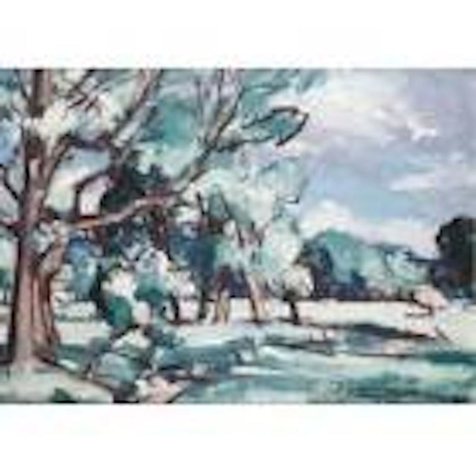 Perthshire landscape by Samuel John Peploe