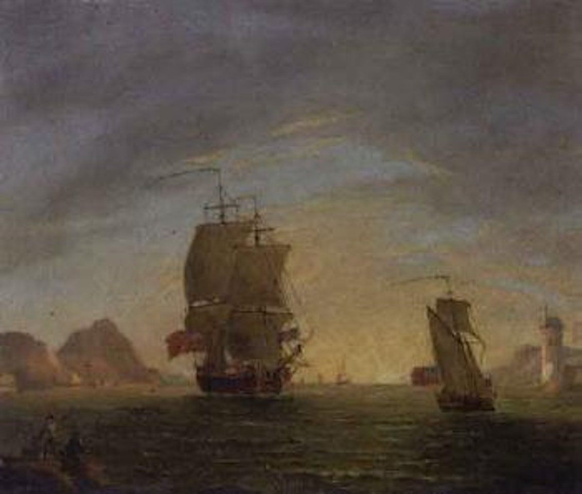 Busy estuary by Francis Swaine