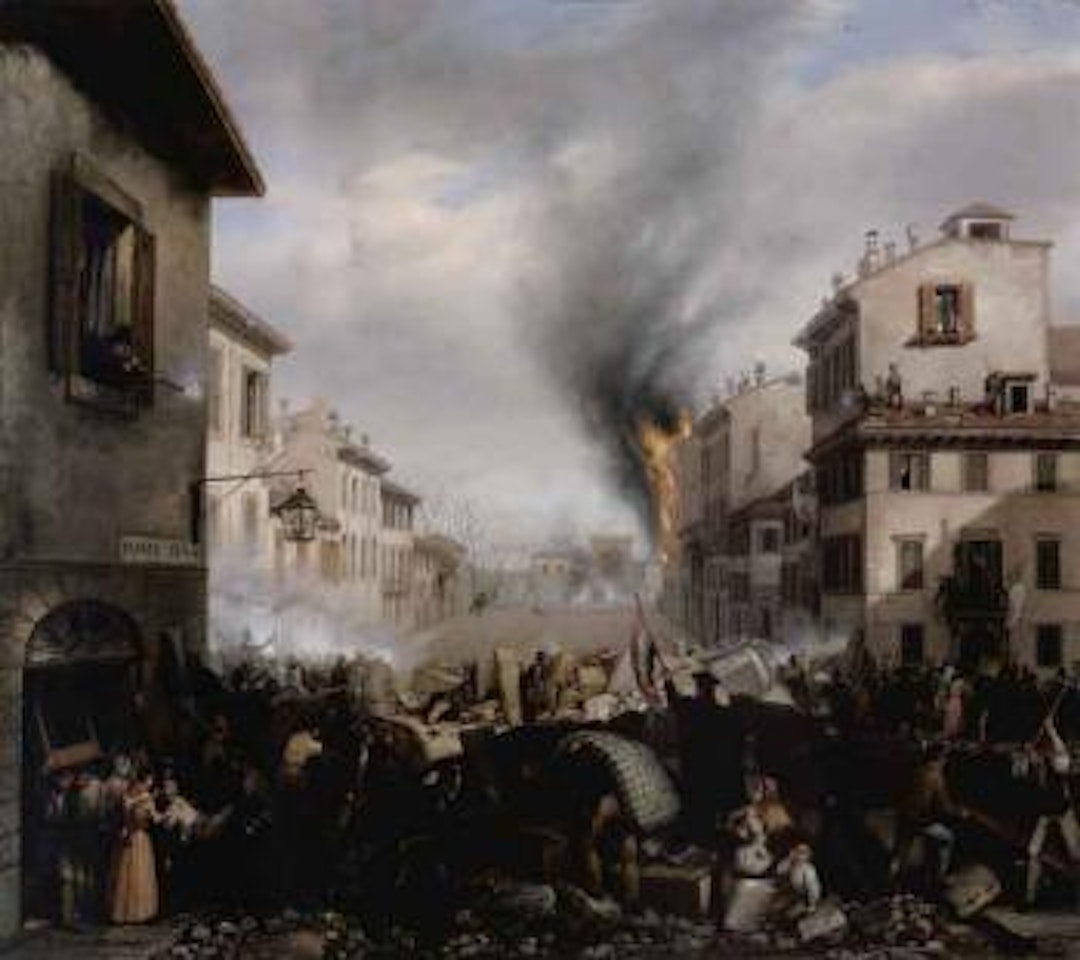 Battle in Porta Tosa by Carlo Canella