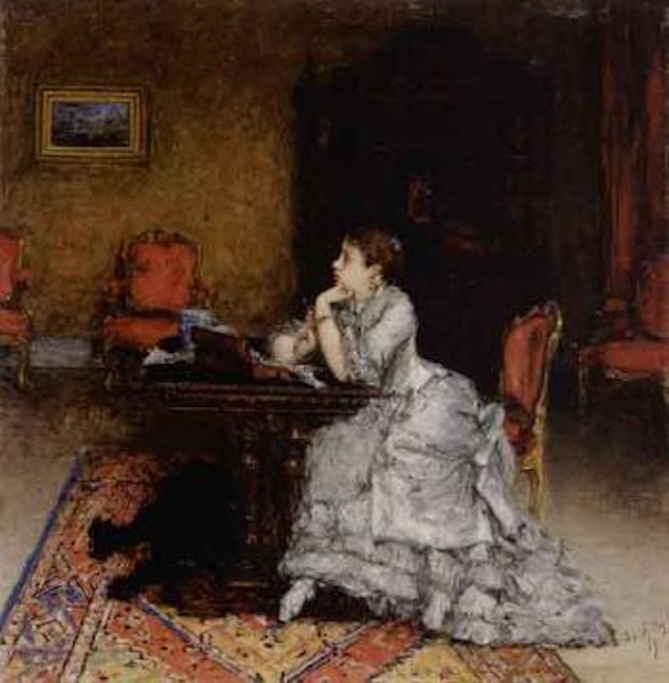 Love letter by Giuseppe de Nittis
