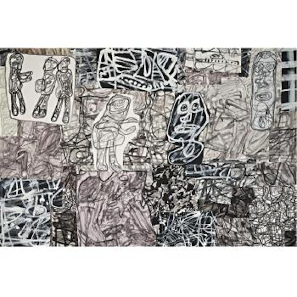 Geographie des fictions 83 by Jean Dubuffet
