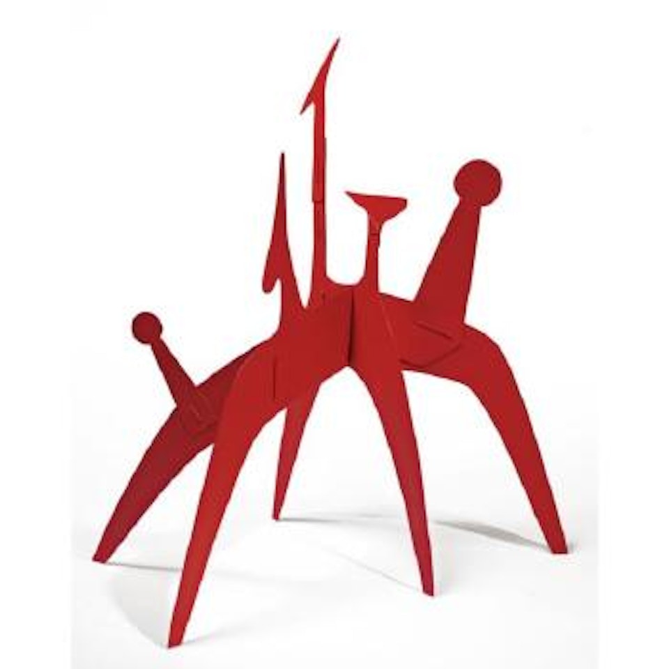 Maquette for hats off by Alexander Calder