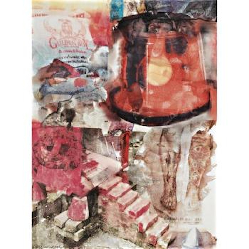 Golden boy [Anagrams (A Pun)] by Robert Rauschenberg