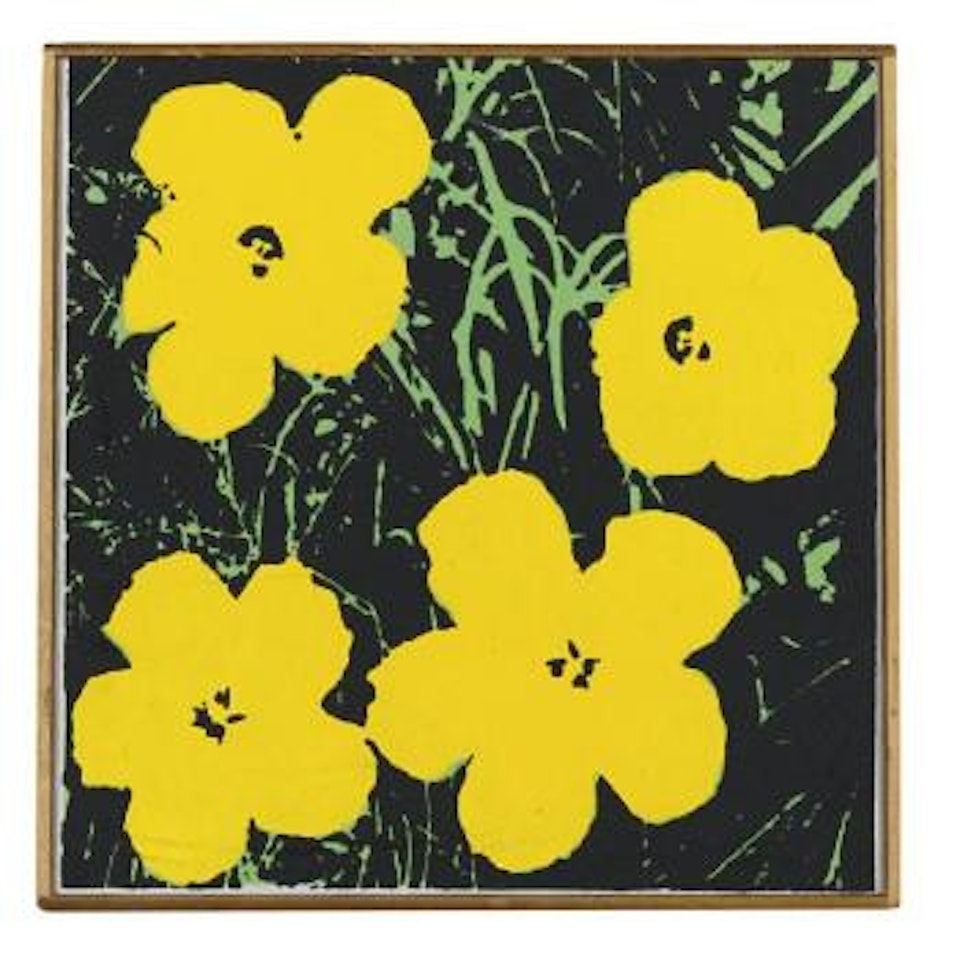 Andy Warhol's flowers by Richard Pettibone