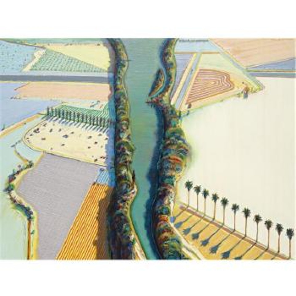 River and Levee by Wayne Thiebaud