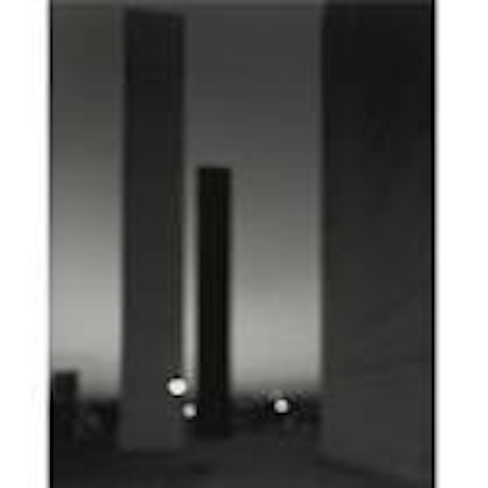 Satellite city towers by Hiroshi Sugimoto