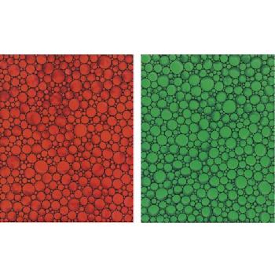 Dots accumulation by Yayoi Kusama