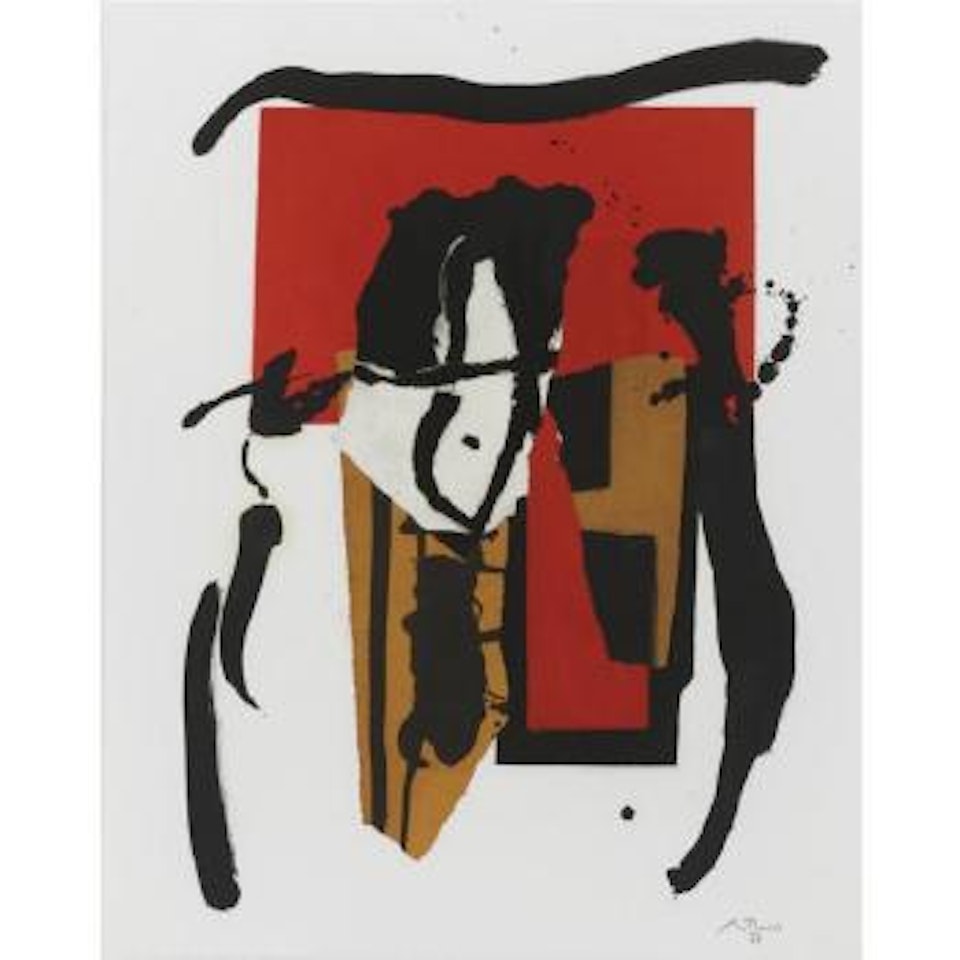 Red and black XVI by Robert Motherwell