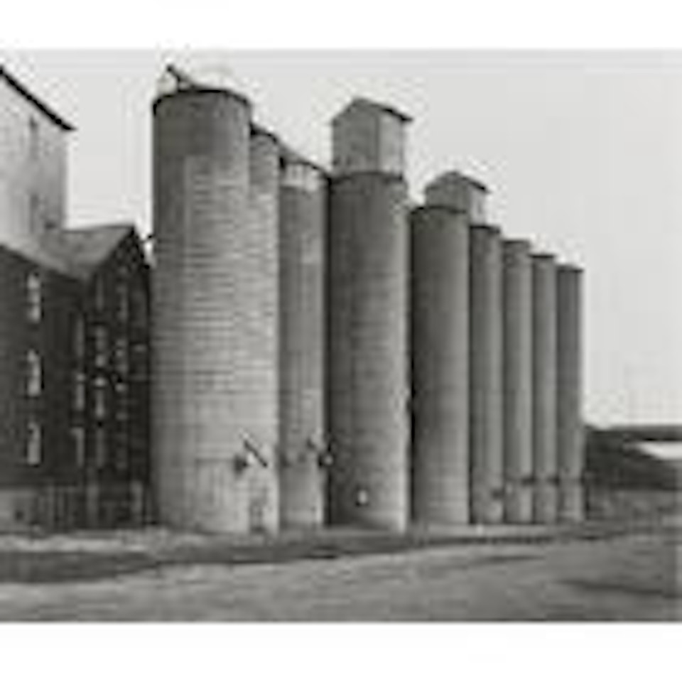 Grain elevator by Bernd & Hilla Becher