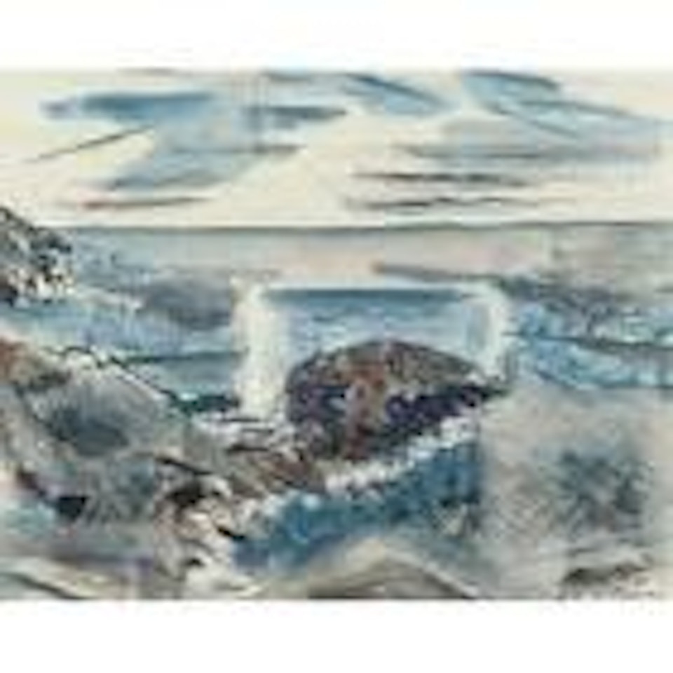 Composed from my house, outlook II, Cape Split by John Marin