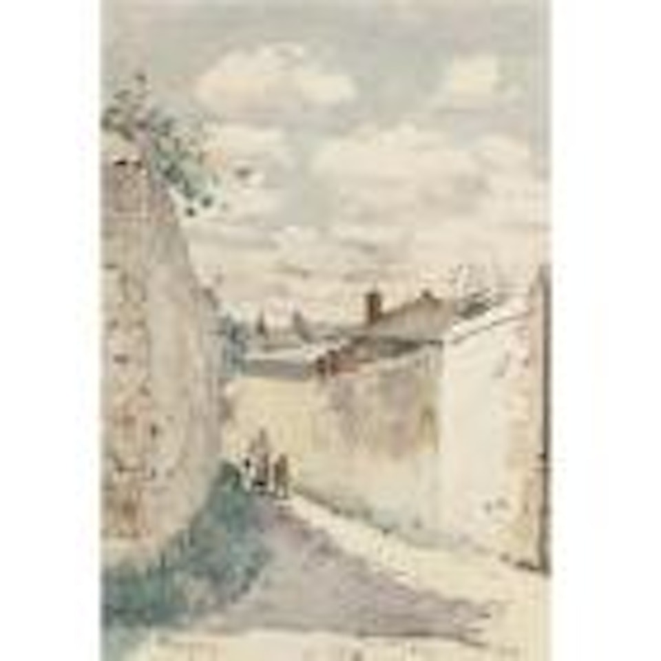 Street, Auvers-sur-l'Oise by Childe Hassam