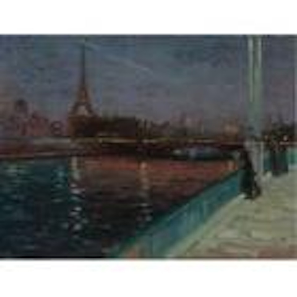 Eiffel Tower at night by Alfred H. Maurer